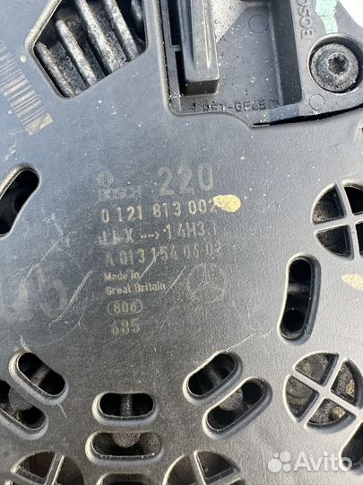 A0131540602 генератор Mercedes V12 S600 W221