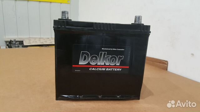 Аккумулятор бу delkor 75D23L 65Аh, 570А