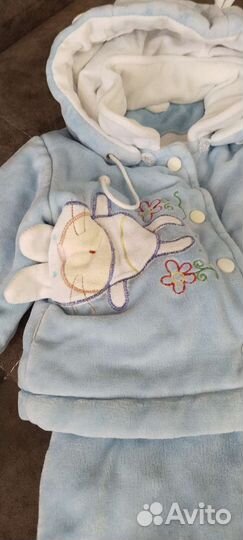 Костюм плюшевый 2-4 мес