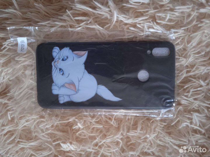 Защитное стекло и чехол на Honor 8x