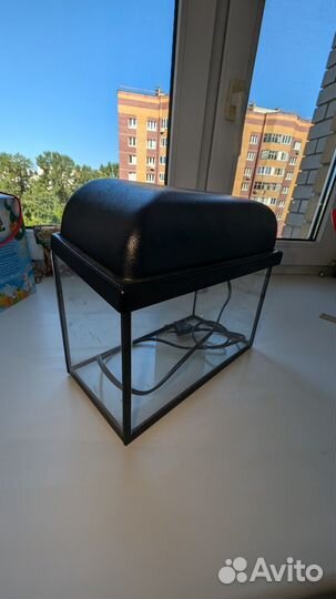 Аквариум 25*15.5, объем воды 5 литров