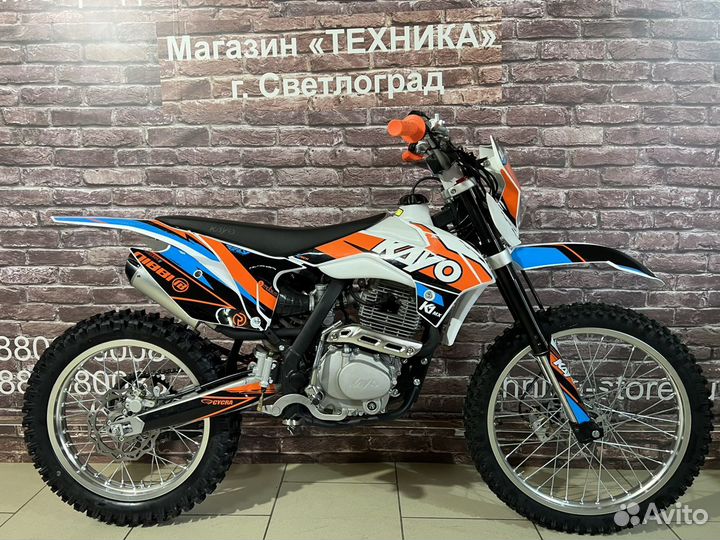 Кросс эндуро Kayo K1 250 172 мотор 21лс 2023 год