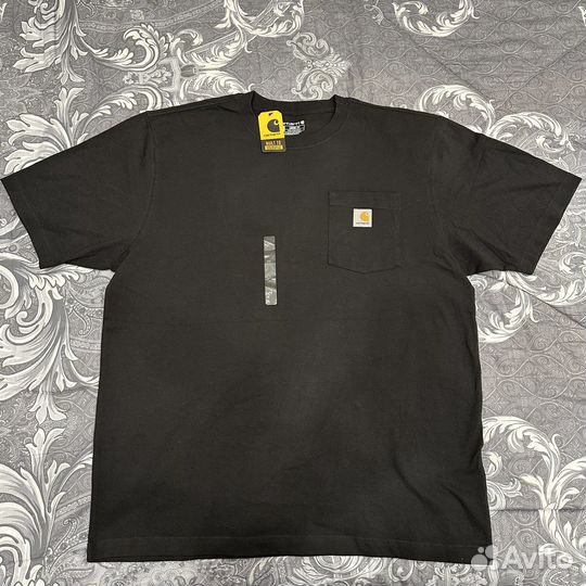 Футболка Carhatt K87 loose fit черная