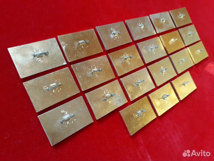 Полный, редкий, набор значков Олимпиада 80. Виды с