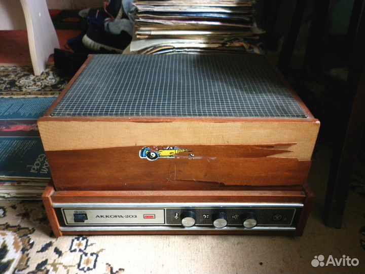 Проигрыватель + пластинки