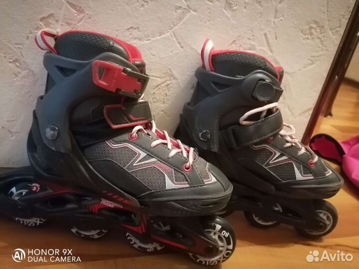 Детские ролики и защита 32 35