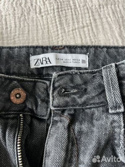 Джинсы женские zara 34 mom и hm