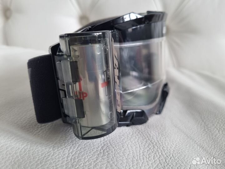 Маска Leatt Velocity 5.5 Roll-Off Black Clear