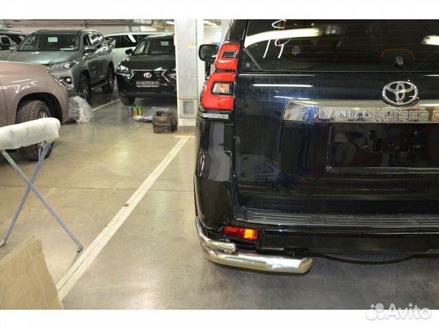 Защита заднего бампера D76/42 Toyota Prado 150