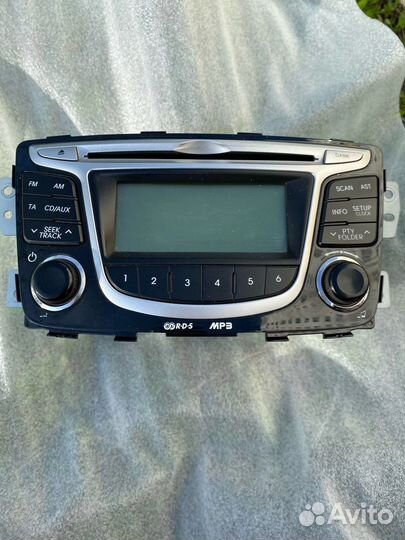 Штатная магнитола hyundai solaris