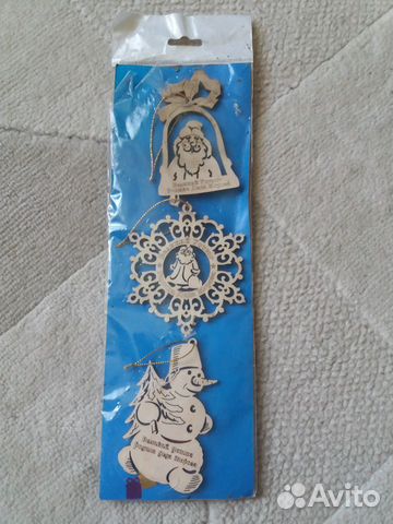 Деревяные раскраски из Великого Устюга, набор