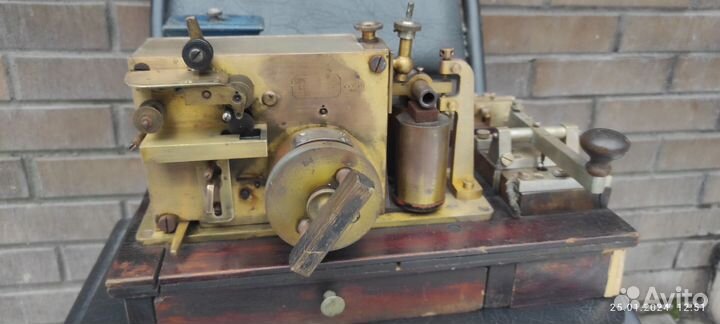 Телеграфный аппарат приёмник. Сименс и гальске