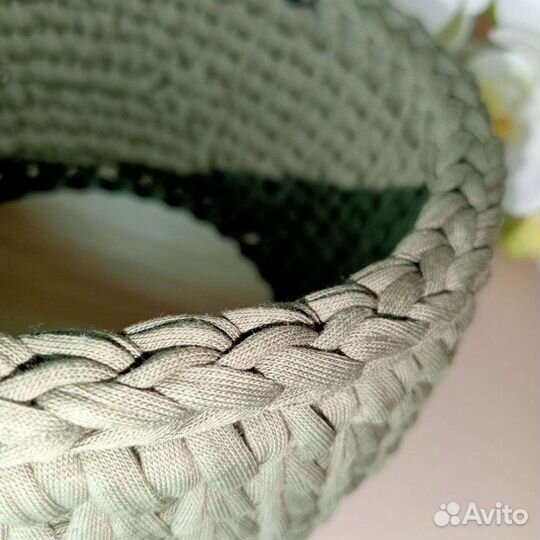 Новая Корзина интерьерная органайзер Эвкалипт