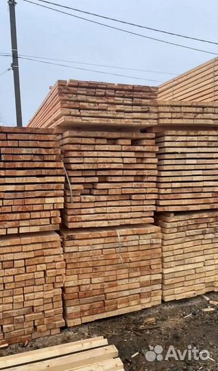 Доска обрезная сосна