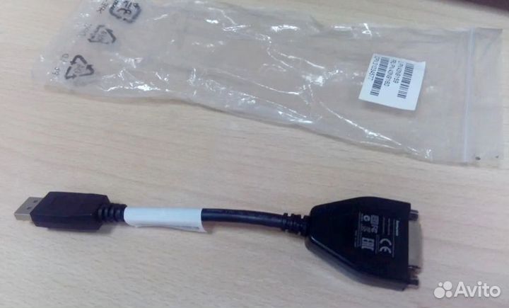 Кабель переходник DisplayPort на DVI-D