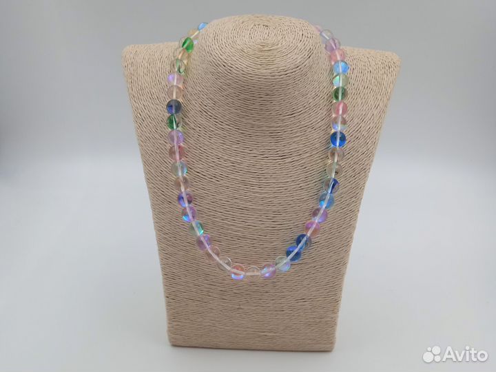 Бусы46 см из флюорита