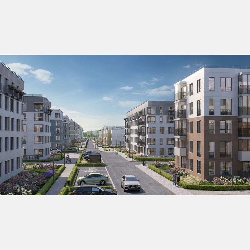 2-к. квартира, 46,8 м², 2/5 эт.