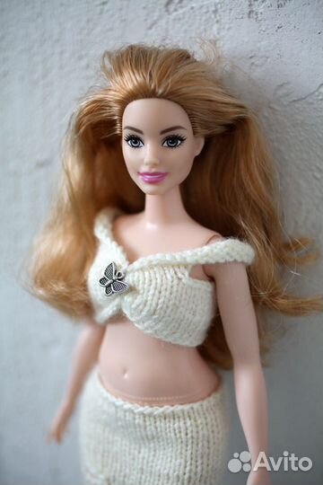 Барби пышка с набором одежды