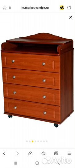 Новый Детский комод с пеленальным столиком 80 с