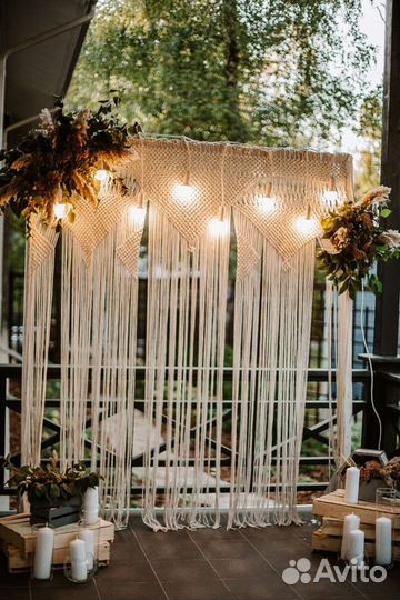 Арка макраме