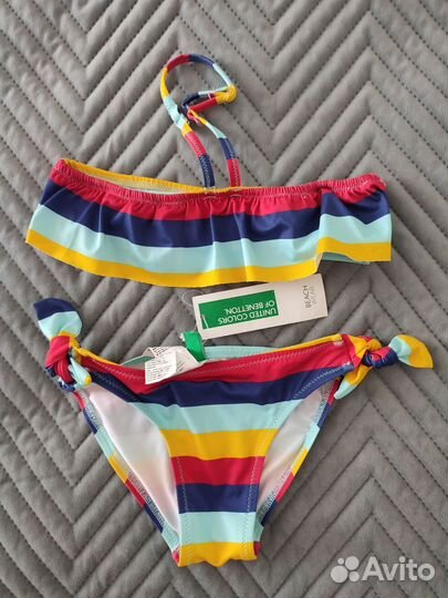 Новый раздельный купальник Benetton xxs 3 - 4 года