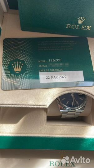 Наручные часы Rolex Datejust 126200 36mm