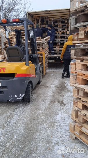 Поддоны деревянные б/у, европоддоны паллеты Опт