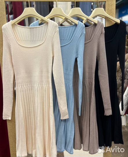 Платье трикотажное