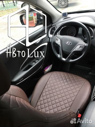 Модельные авточехлы «Автопилот» для Hyundai SantaF