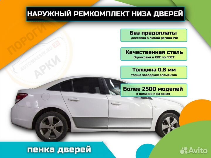 Ремонтные пороги Nissan Qashqai 1 и др