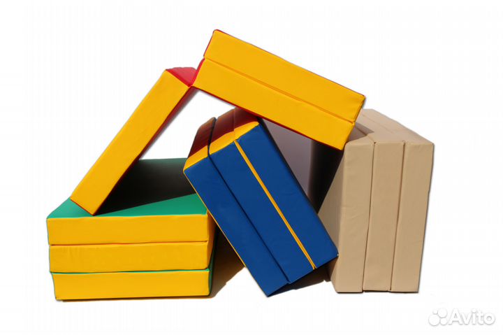 Маты мягкие гимнастические 4 размера толщина 10 см