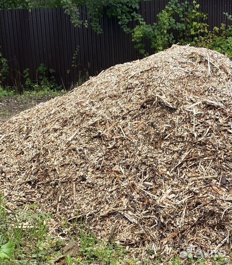 Щепа (мульча) древесная микс