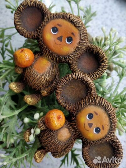 Елочные игрушки Чебурашка Крокодил Гена