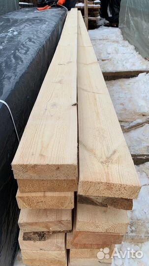 Доска обрезная естественной влажности хвоя 1 сорт