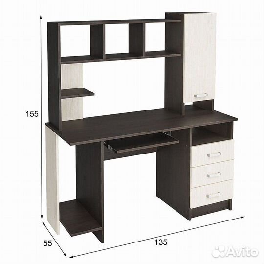 Стол компьютерный кс венге быстрая доставка