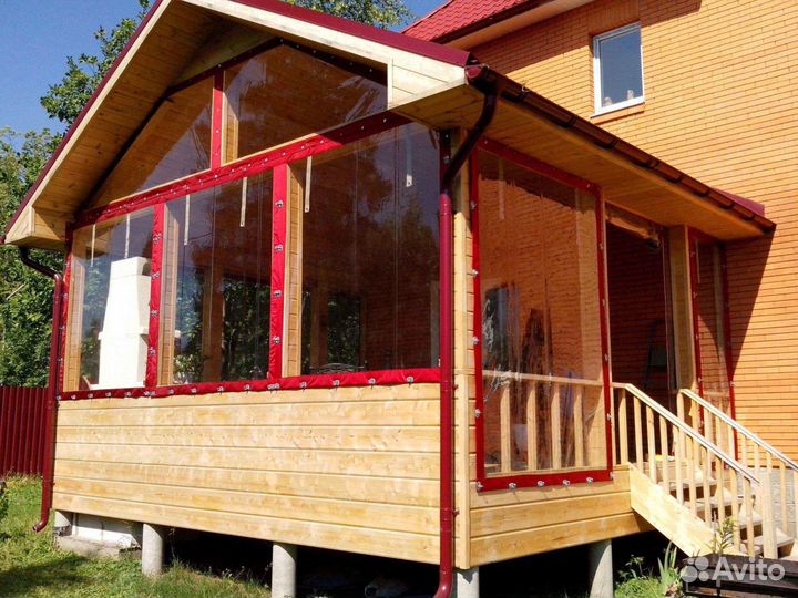 Мягкие окна-пвх для беседок и веранд