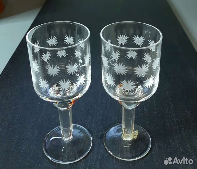 Рюмки на ножке хрусталь СССР
