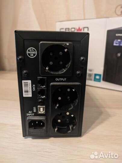 Ибп Crown Micro CMU-650euro LCD USB (Нерабочий)