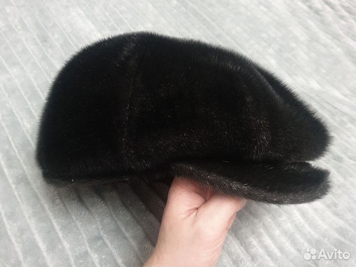 Меховая мужская кепка из нерпы