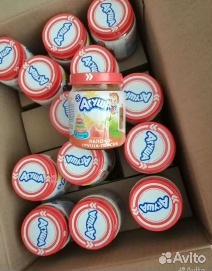 Фруктовое пюре агуша