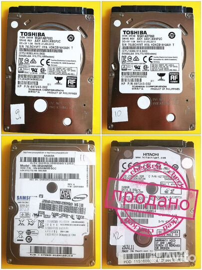 Жесткие диски HDD SATA 2.5''