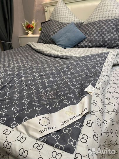 Постельное белье с одеялом Евро
