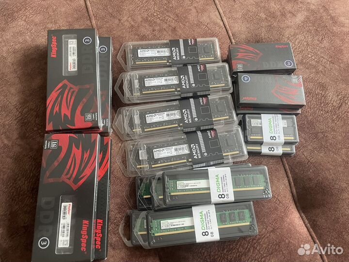 Ddr 3 оперативная память 8г 1600 / 4г 1333