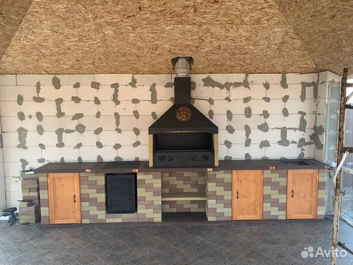 Модульные печи барбекю