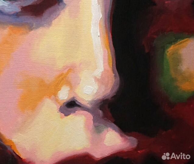 Поп арт картина маслом 