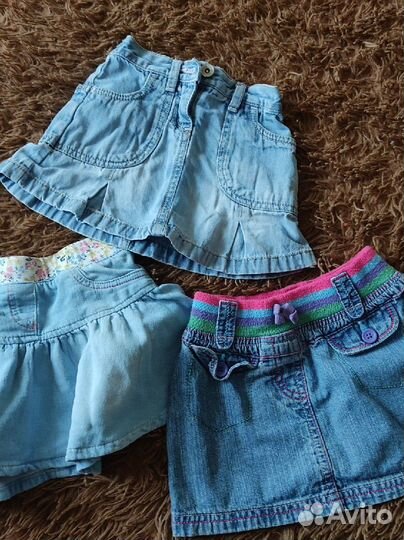 Джинсовая юбка для девочки