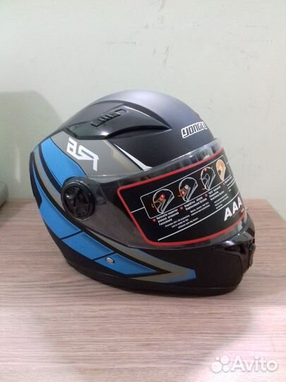 Мотошлем интеграл, размер L, новый