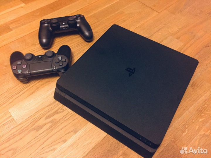 Игровая приставка ps4 slim с играми