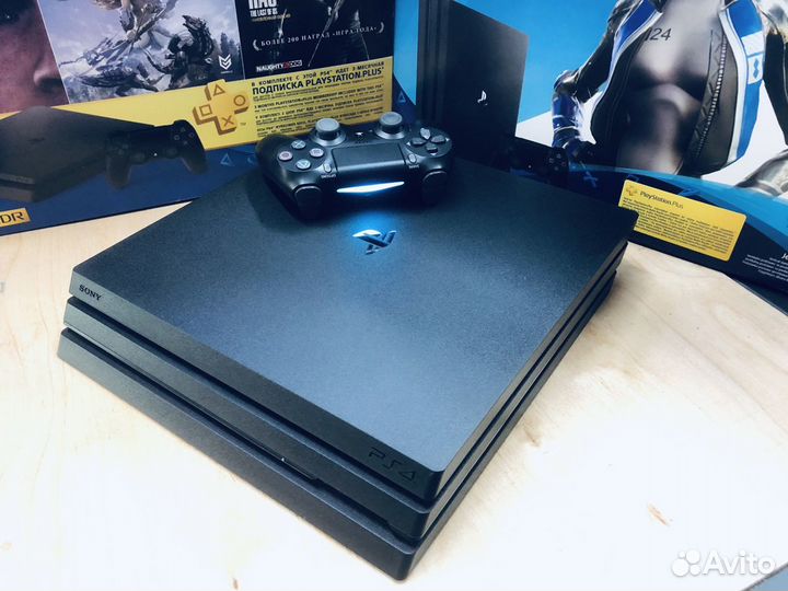 Sony PS4 Pro 1tb гарантия 1 год +400 игр