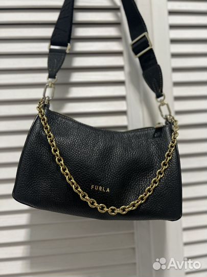 Сумка натуральная кожа furla (оригинал)